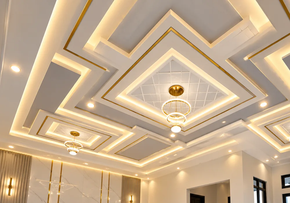 Inspirasi plafon bertingkat